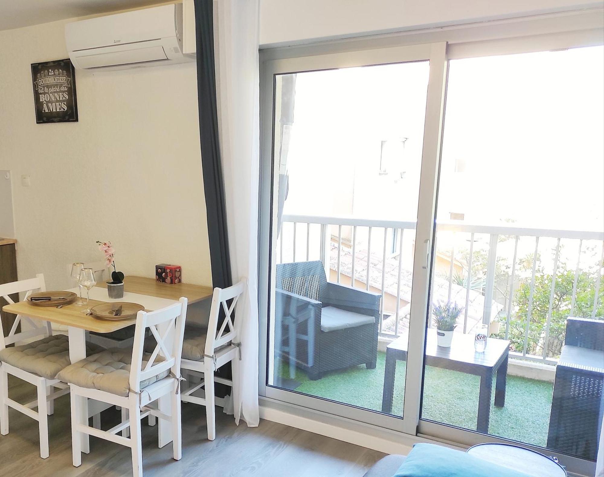 Charmant Studio Climatise 24 M2 Terrasse A 100M De La Plage Saint-Mandrier-sur-Mer Luaran gambar